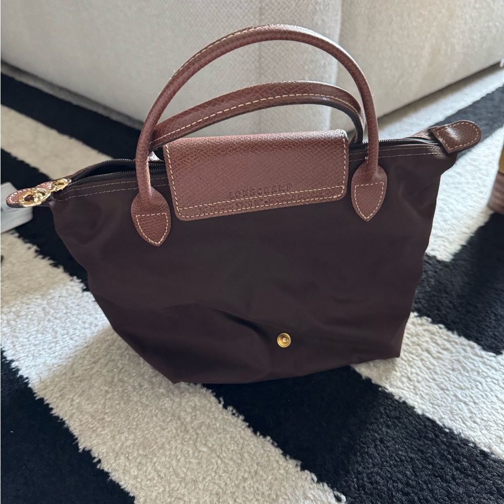 Longchamp Dark Brown Tote Bag - Picture 2 of 6
